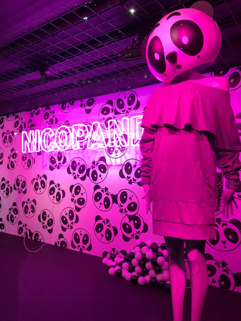 Nico Panda windows at the Macy's flagship store at Herald Square, New York City. We printed the back wall on vinyl and installed - the iconic panda head design is really eye catching. We created a faux LED branded sign to create an eye catching window installation. We also produced props and printed elements for the in-store Nico Panda areas.